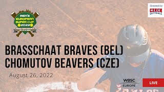 43 2022 MESC  Brasschaat Braves BEL VS Beavers Chomutov CZE [upl. by Norrehc]