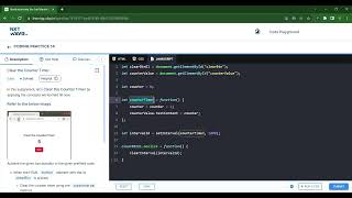 Clear the Counter Timer  Coding Practice 14  Fetch amp Callbacks  NxtWave  ccbp 4o [upl. by Aicela283]