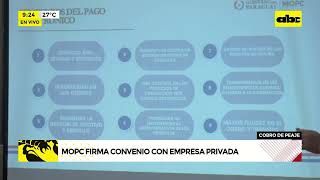 MOPC firma convenio con empresa privada [upl. by Gnilrac281]