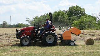 Low Priced 2x2 Round Baler From Small Farm Innovations [upl. by Martine]