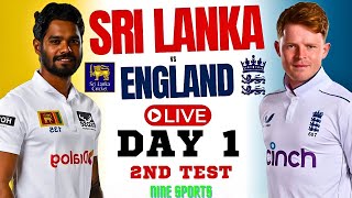 Live England vs Sri Lanka 2nd Test at Lords  Sri Lanka Tour of England 2024 [upl. by Sinylg]