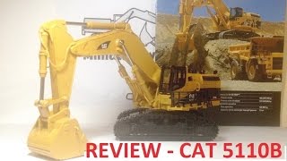 REVIEW  CAT 5110B  Hydraulic Excavator  Norscot 55098 MASSIVE [upl. by Enoryt]