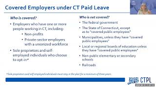 Information Session Changes to CT Paid Leave Effective 10124 [upl. by Allenod]