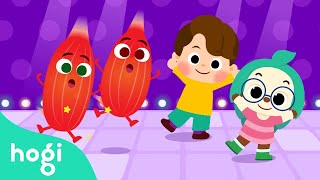 The Muscle Dance Club  Body Songs  Educational Children Songs  Learn Science with Hogi [upl. by Karissa219]