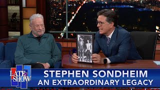 A Tribute To Stephen Sondheim  Extended Interview With Stephen Colbert [upl. by Eltsyrk]