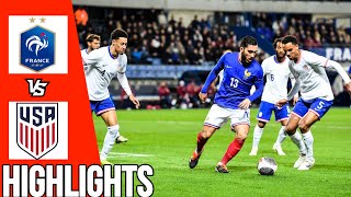 France vs USA  All Goals amp Highlights  U23 International Friendly  250324 [upl. by Asiulairam]