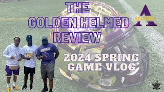 THE GOLDEN HELMED REVIEW ALCORN STATE 2024 SPRING GAME VLOG [upl. by Etnoled607]