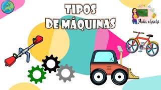 Tipos de Máquinas  Máquinas Simples y Compuestas  Aula chachi  Vídeos educativos para niños [upl. by Neirda394]