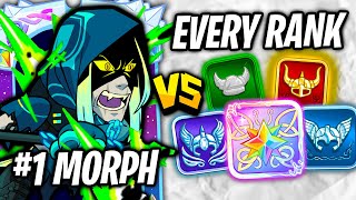 1 Morph Player vs EVERY Rank until he loses [upl. by Accem258]