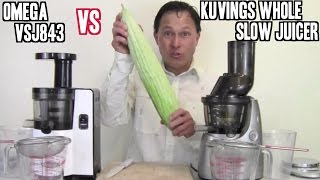 Omega VSJ843 vs Kuvings Whole Slow Juicer Comparison Review [upl. by Dotson282]