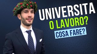 Università o Lavoro Ecco come scegliere e cosa fare dopo la maturità [upl. by Ahsinej]