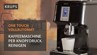 Wie funktioniert die automatische Reinigung des One Touch Vollautomaten  Krups [upl. by Ariaj246]