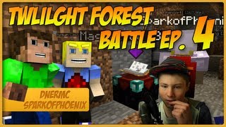 Minecraft TWILIGHT FOREST BATTLE 4  Verzaubern mit Glück [upl. by Joab]