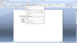 Creating Bulleted and Numbered Lists [upl. by Novi]