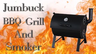 BUNNINGS 49 JUMBUCK BBQ GRILL AND SMOKER REVIEW [upl. by Naejeillib163]