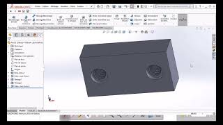 TUTORIEL SOlIDWORKS Conception dun Système Technique Traverse PIECE 4 [upl. by Ynohtnaeoj]