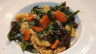 Chef Luke Holder creates a pasta recipe Orecchiette with purple sprouting broccoli [upl. by Ciredor]