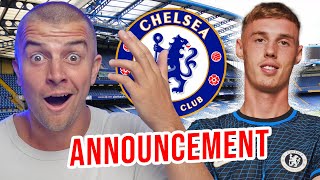 🚨 CHELSEA ANNOUNCE COLE PALMER AS NEW CHELSEA SIGNING CHELSEA DEADLINE DAY MADNESS [upl. by Worsham]