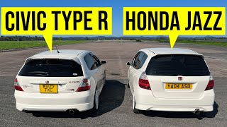 IS MY HONDA JAZZ FASTER THAN A CIVIC TYPE R [upl. by Notsehc]