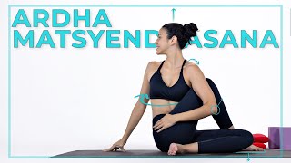 COMO FAZER Ardha Matsyendrasana TUTORIAL COMPLETO [upl. by Hiltan]