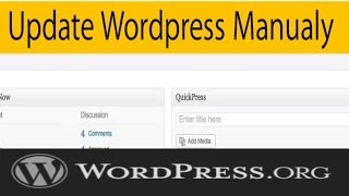 How to Update Wordpress Manually cPanel  FTP [upl. by Nylloh786]