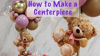 Balloon Centerpiece Tutorial  How to  DIY [upl. by Bazar]