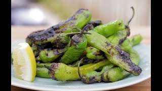 Andrew Zimmern Cooks Blistered Shishito Peppers [upl. by Mell625]