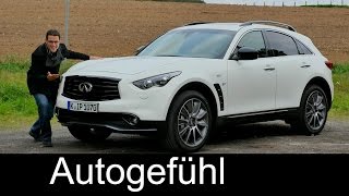 Infiniti QX70 Ultimate FULL REVIEW test driven 37 NA 320 hp  Autogefühl [upl. by Hurty]