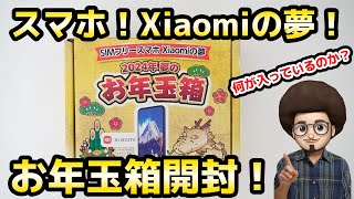 【お年玉箱 開封】SIMフリースマホ シャオミの夢！ Xiaomiスマホ ヨドバシカメラ 福袋 [upl. by Grimaud]