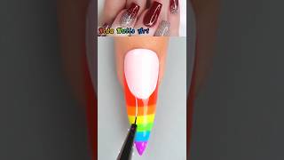 Beautiful 🌈 🌈 😍 Nail design💅💋❣️125 nailsart viral ytshorts trending tiktok shorts [upl. by Woodrow]