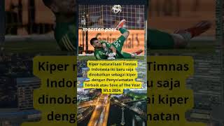 maarten paes dapat penghargaan SAVE OF THE YEAR MLS 2024 maartenpaes timnasindoesia shorts fyp [upl. by Barabas]