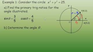 Evaluating Trig Ratios for Any Angle Between 0 and 360 Part 1 [upl. by Annairb]