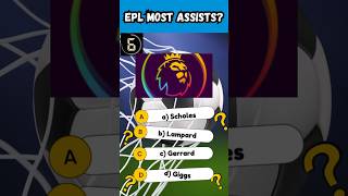 Who has the most prem assists football premierleague quiz england player fun [upl. by Leval]