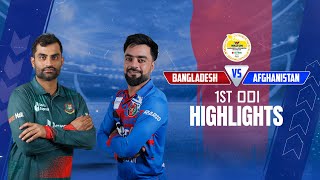 Bangladesh vs Afghanistan Highlights  1st ODI  Afghanistan tour of Bangladesh 2023 [upl. by Daisey]