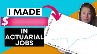 My Actuary Salary Progression Real  Amounts [upl. by Saalocin]