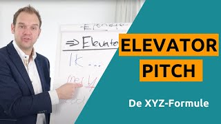 Elevator pitch voorbeeld [upl. by Ashil]