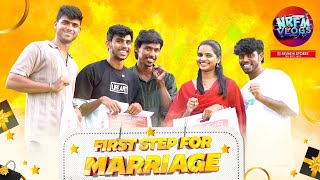 Shopping with NRFM TEAM ❤️ First step for Marriage 😂 revathi store shopping gold vlog [upl. by Nagaek]