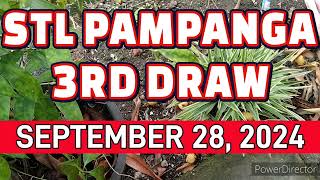 STL PAMPANGA RESULT TODAY 3RD DRAW SEPTEMBER 28 2024 8PM  SATURDAY [upl. by Thielen]