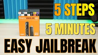 HOW TO JAILBREAK YOUR AMAZON FIRESTICK IN FIVE EASY STEPS  TAKES 5 MINUTES OR LESS NEW FOR 2023 [upl. by Bazluke863]