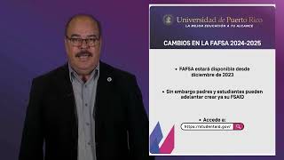 Cápsula informativa sobre la FAFSA 20242025 [upl. by Redneval]