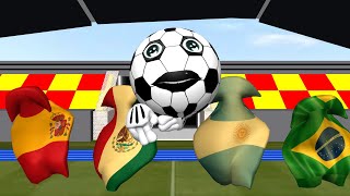 LA CUMBIA DE LA SOCCERBALL ♬♬♬3D ANIMATED MUSIC VIDEO♬♬♬ [upl. by Bogart]