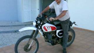 An idiots guide to starting a Yamaha XT500 [upl. by Lowery]