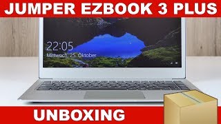 Jumper EZBook 3 Plus Unboxing amp First Impressions [upl. by Azenav]