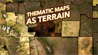 How To Make a Thematic Map Look Like a Terrain Map [upl. by Onaicilef]