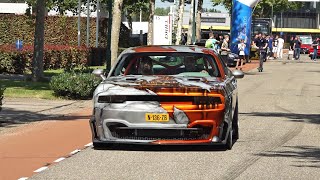 Worlds loudest Dodge Challenger SRT8 OneOff Bodykit with Straight Pipes [upl. by Putscher]