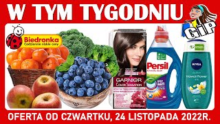 BIEDRONKA  Gazetka od Czwartku 24112022  Ale Tydzień [upl. by Greyso]