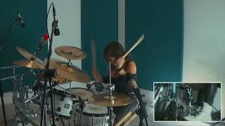 Guided By Evil  Nervosa  Tiziana TnT Cotella Drum Cover [upl. by Rossuck]