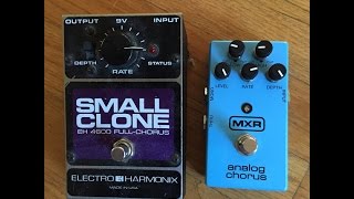 Small Clone vs Analog Chorus [upl. by Ailedua]