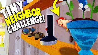 TINY NEIGHBOR IS SO SCARY CAN WE BEAT HIM TINY NEIGHBOR CHALLENGE  Hello Neighbor Beta 3 Game [upl. by Rengia818]