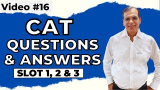 CAT Question amp Answer Key Slot 1 2 3 Solutions Revealed  GP Ka Funda [upl. by Hairehcaz297]